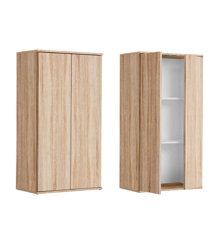 mokebo Mehrzweckschrank Büroschrank 'Der Schlanke' (60x110 cm) aus Holz schmaler Aktenschrank oder H
