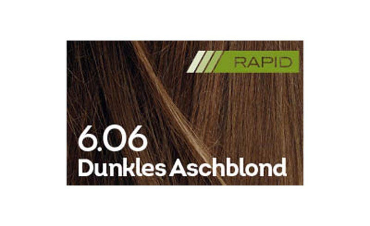 BIOKAP RAPID Permanente Haarfarbe 6.06 Dunkles Havannablond | NUR 10 MINUTEN EINWIRKZEIT | Bio Argan