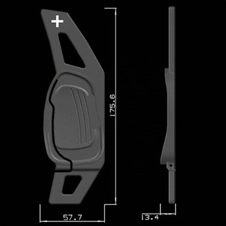 Overdrive-Racing Schaltwippen Verlängerung Kompatibel mit Audi S3, RS3, A4, S4, RS4, A5, S5, RS5, RS