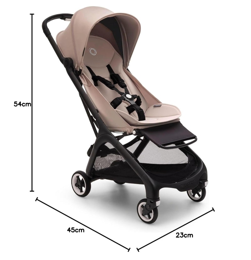 Bugaboo Butterfly ultrakompakter Reise-Kinderwagen, klein & leicht, einhändig faltbar und einfach zu