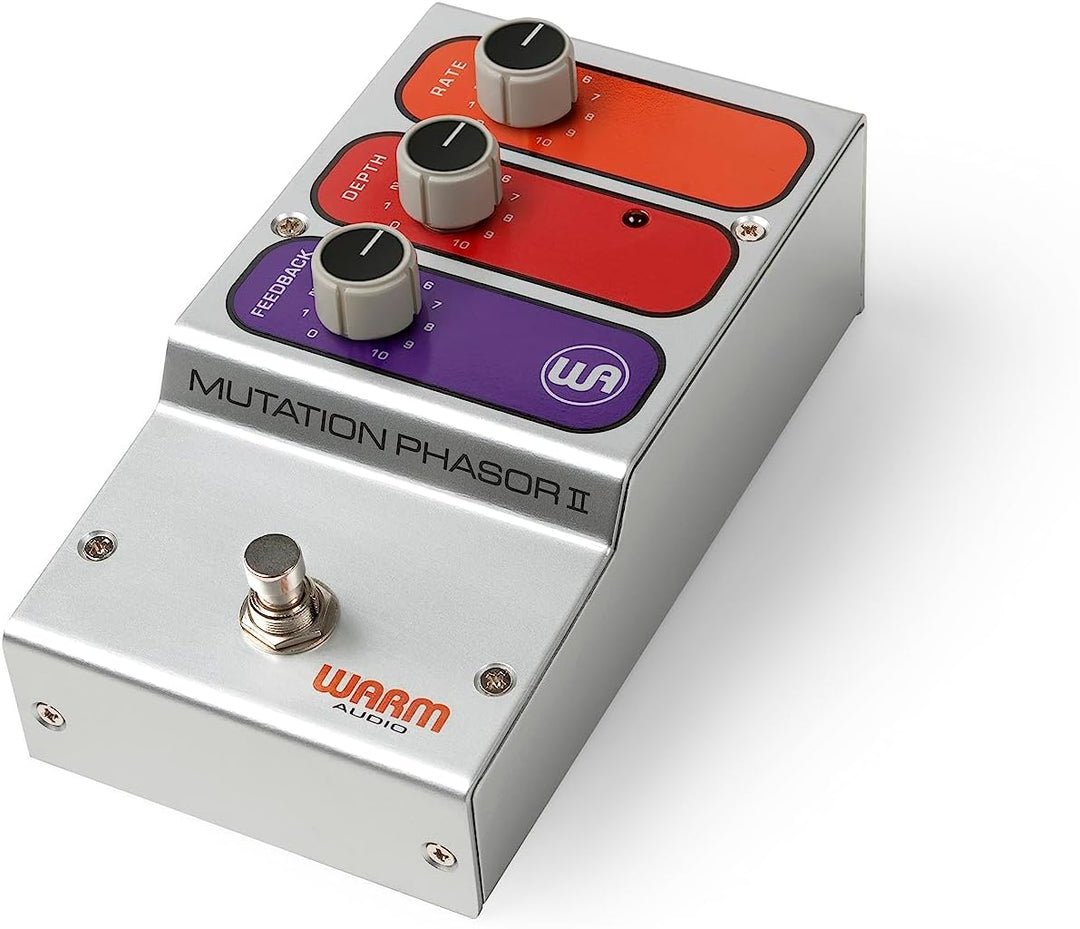 Warm Audio Mutation Phasor II, Effektpedal (Phase-Shifting im Vintage-Stil der 1970er, Tiefenmodulat