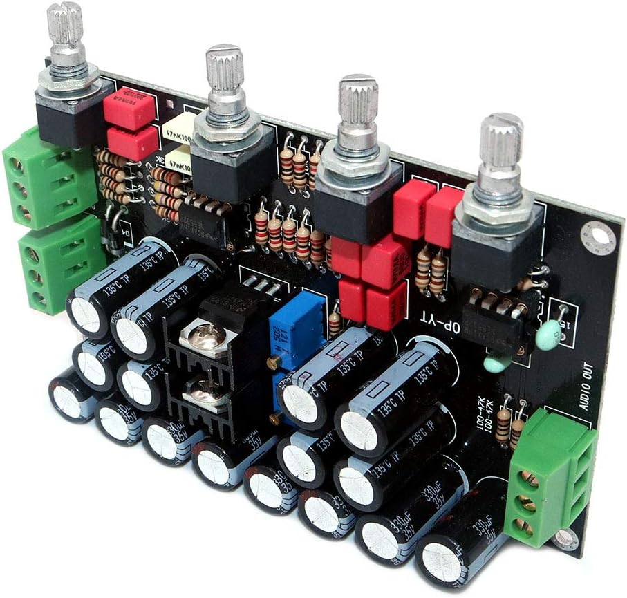 DollaTek HIFI Verstärker Audio OPA2604 + AD827 OPAMP 5532 LM337 LM317 Vorverstärker Vorverstärker La