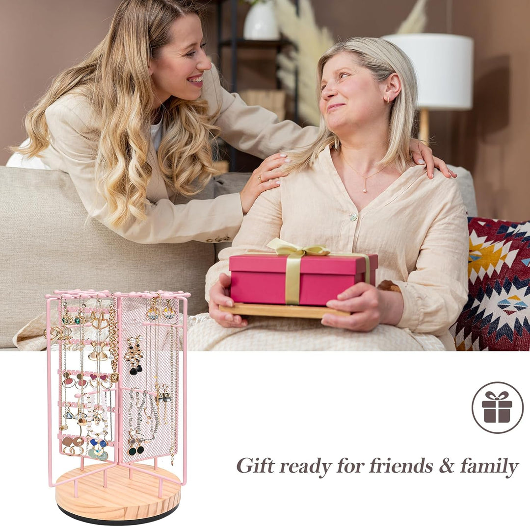 ProCase Schmuckständer Drehbarer Schmuckhalter Schmuckbaum Schmuckstander Jewelry Stand für Ohrring