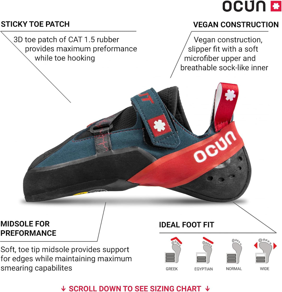Ocun Bullit 45.5 EU Petrol Red, 45.5 EU Petrol Red