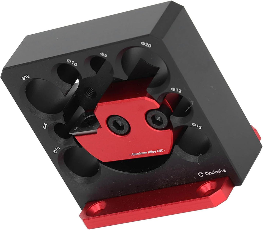 Dübelmacher-Vorrichtungssatz, Verstellbares Rundstab-Hilfswerkzeug, 8-Loch-Elektrobohrer, Fräsen, Al