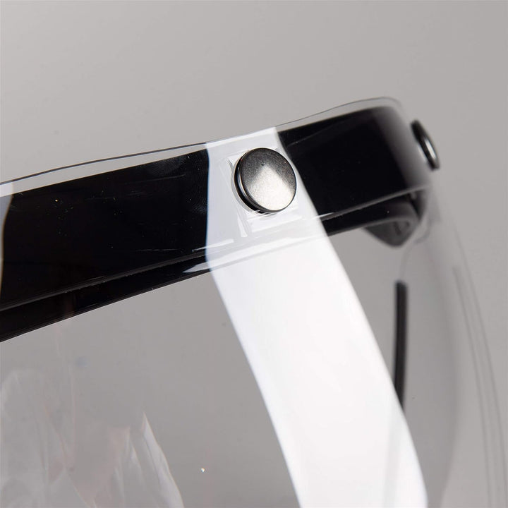 DMD Zubehör für Motorradhelm, Visier Flip-Up Clear Einheitsgrösse Flip-Up Visor Clear, Einheitsgröss