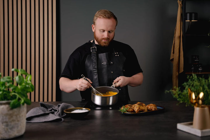 Onyx Cookware ZERO Saucentopf 14 cm – Natürliche Antihaft aus Edelstahl | Ohne chemische Beschichtun