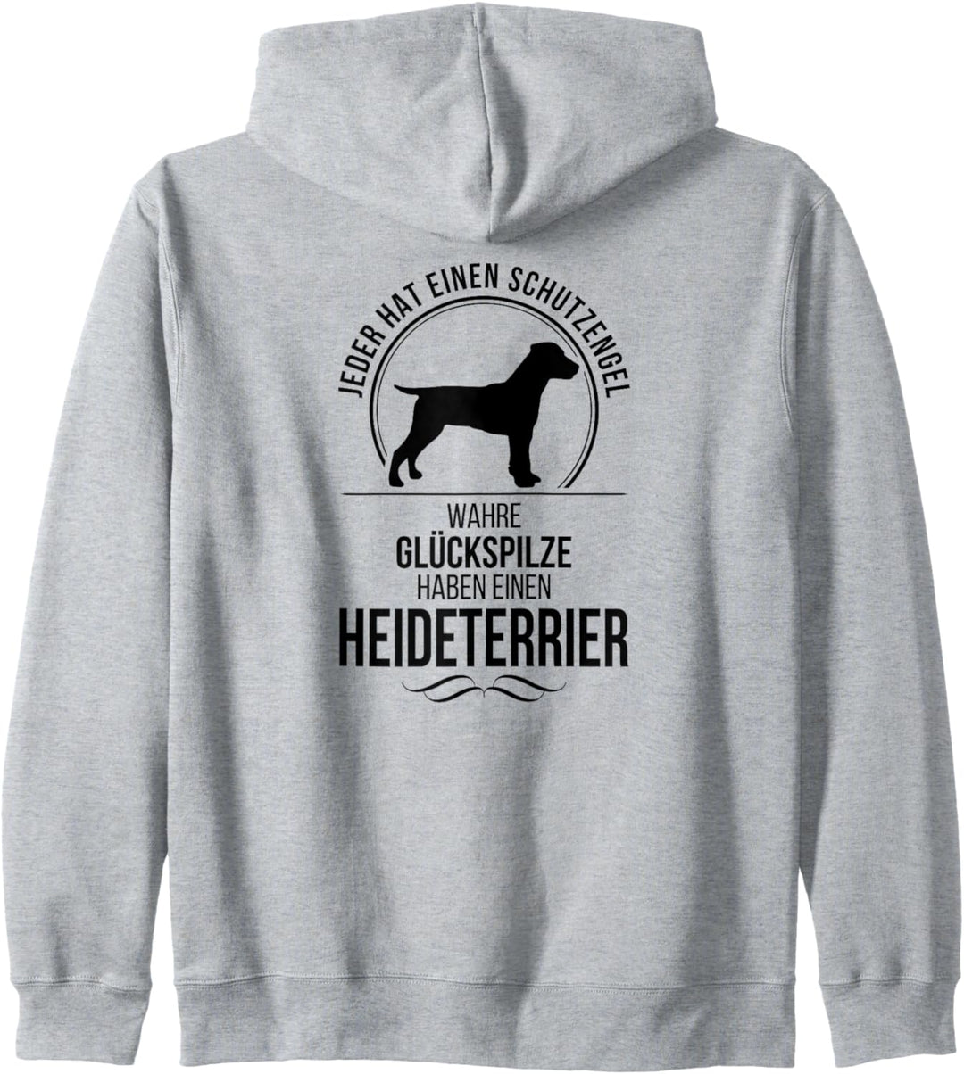 Heideterrier Schutzengel Hund Jagdunde Hundespruch Kapuzenjacke