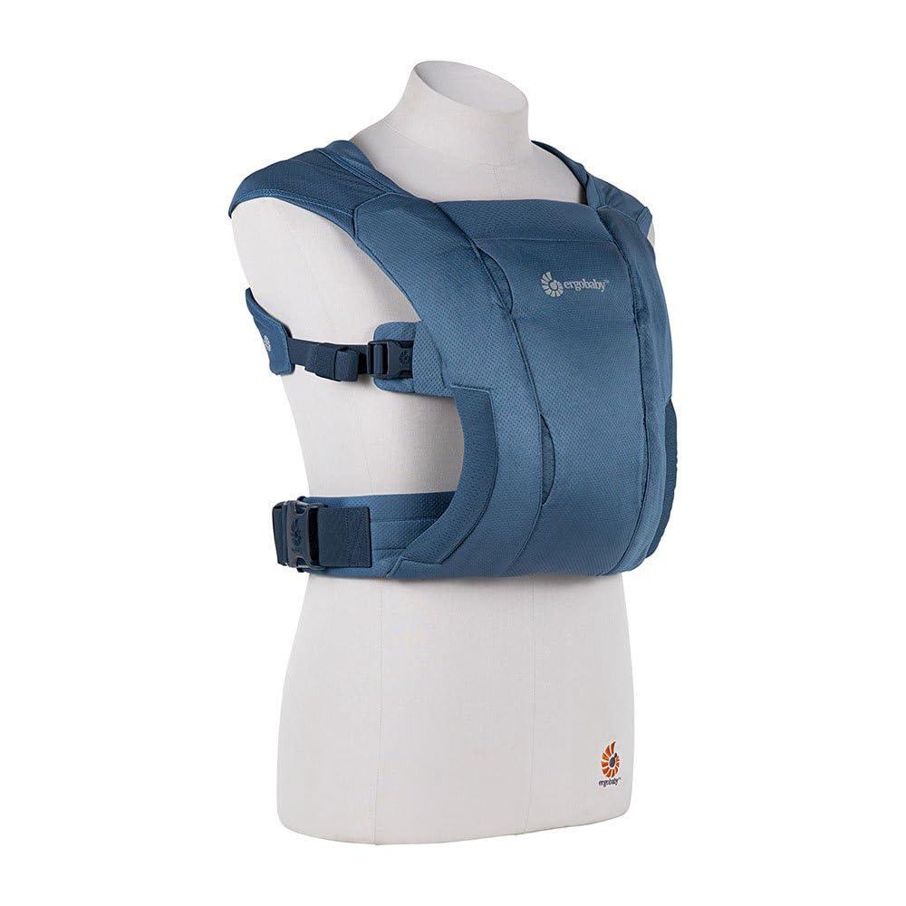 Ergobaby Embrace Soft Air Mesh Babytrage für Neugeborene ab Geburt, 2-Positionen Bauchtrage Baby Tra