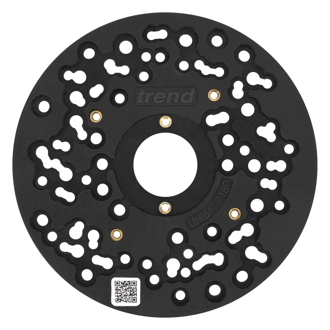 Trend Grosse Universal-Tauchsägegrundplatte, 180mm, Erweiterte Kompatibilität für 12mm Tauchfräsen,