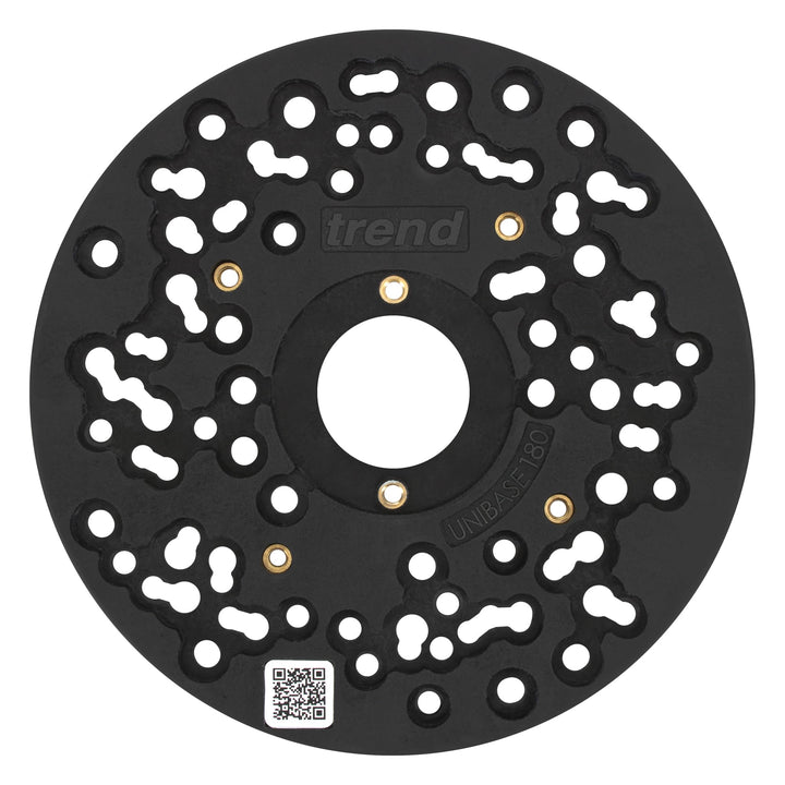 Trend Grosse Universal-Tauchsägegrundplatte, 180mm, Erweiterte Kompatibilität für 12mm Tauchfräsen,