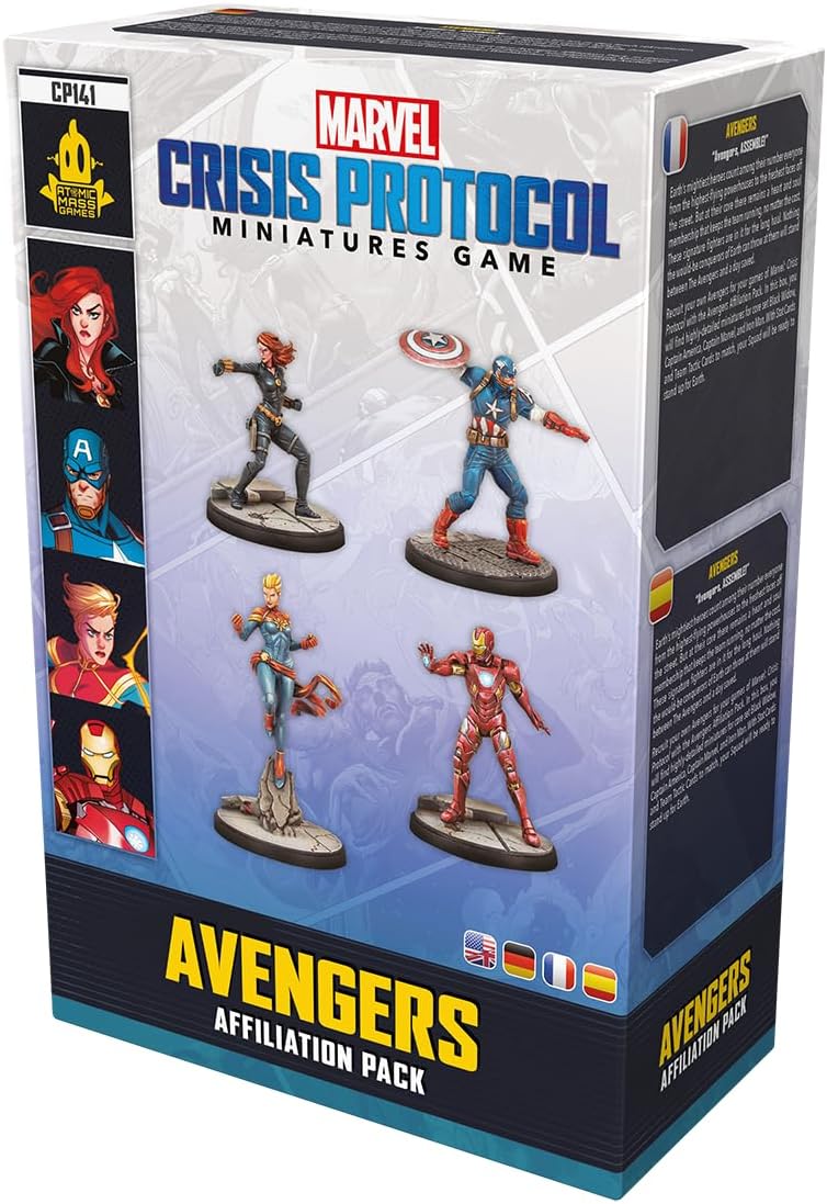 Atomic Mass Games, Marvel: Crisis Protocol – Avengers, Affiliation-Erweiterung, Tabletop, 2 Spieler,