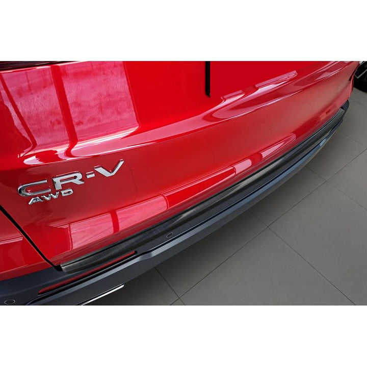 Avisa Schwarz Edelstahl Heckstossstangenschutz kompatibel mit Honda CR-V VI 2023-