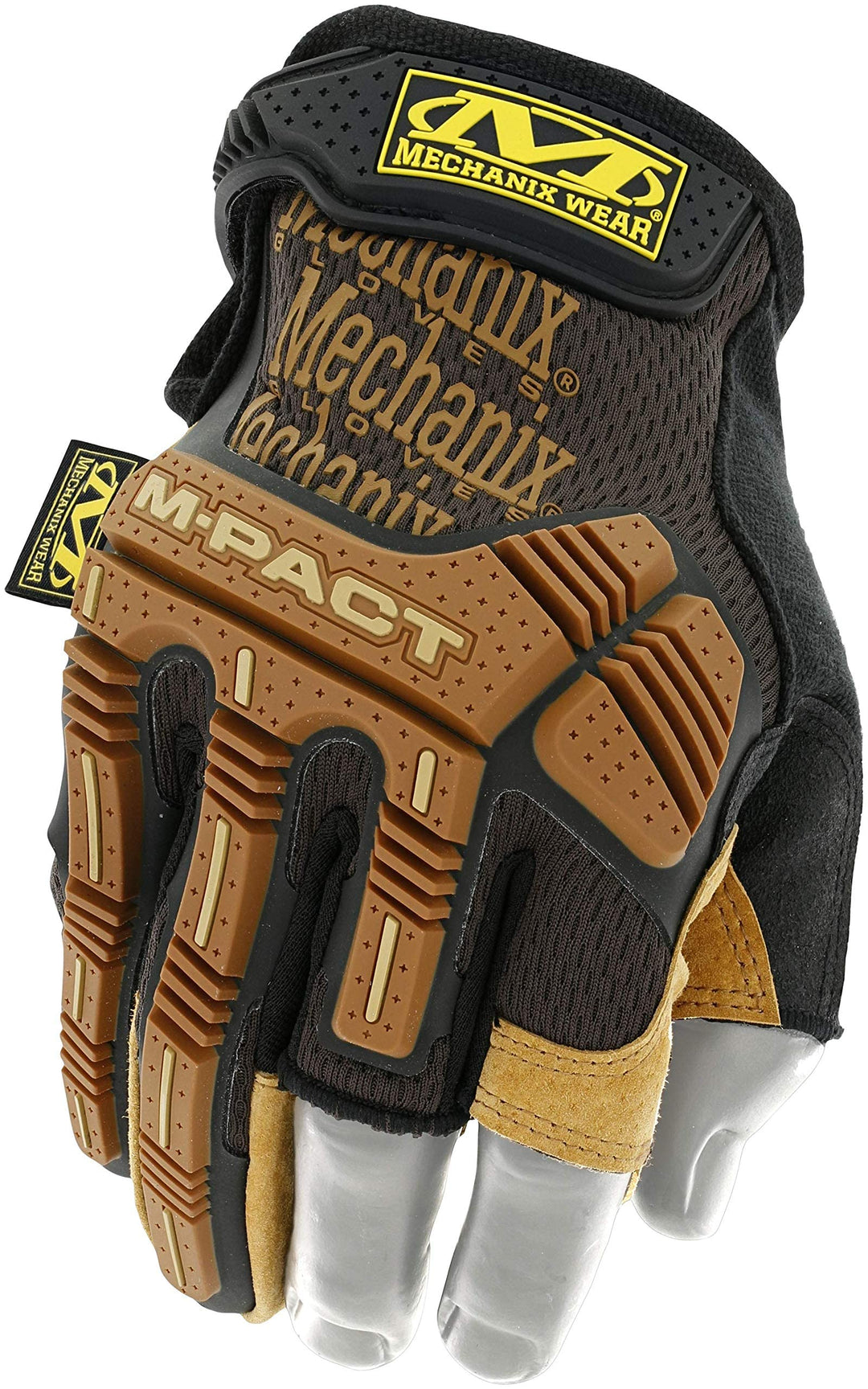 Mechanix Wear M-Pact® Leather Framer Handschuhe (X-Large, Braun/Schwarz)