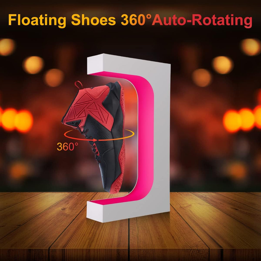 UVEHAS Schwebendes Schuh-Display, Schwebende rotierende Sneaker Stand, Magnetische Levitation Schuhr
