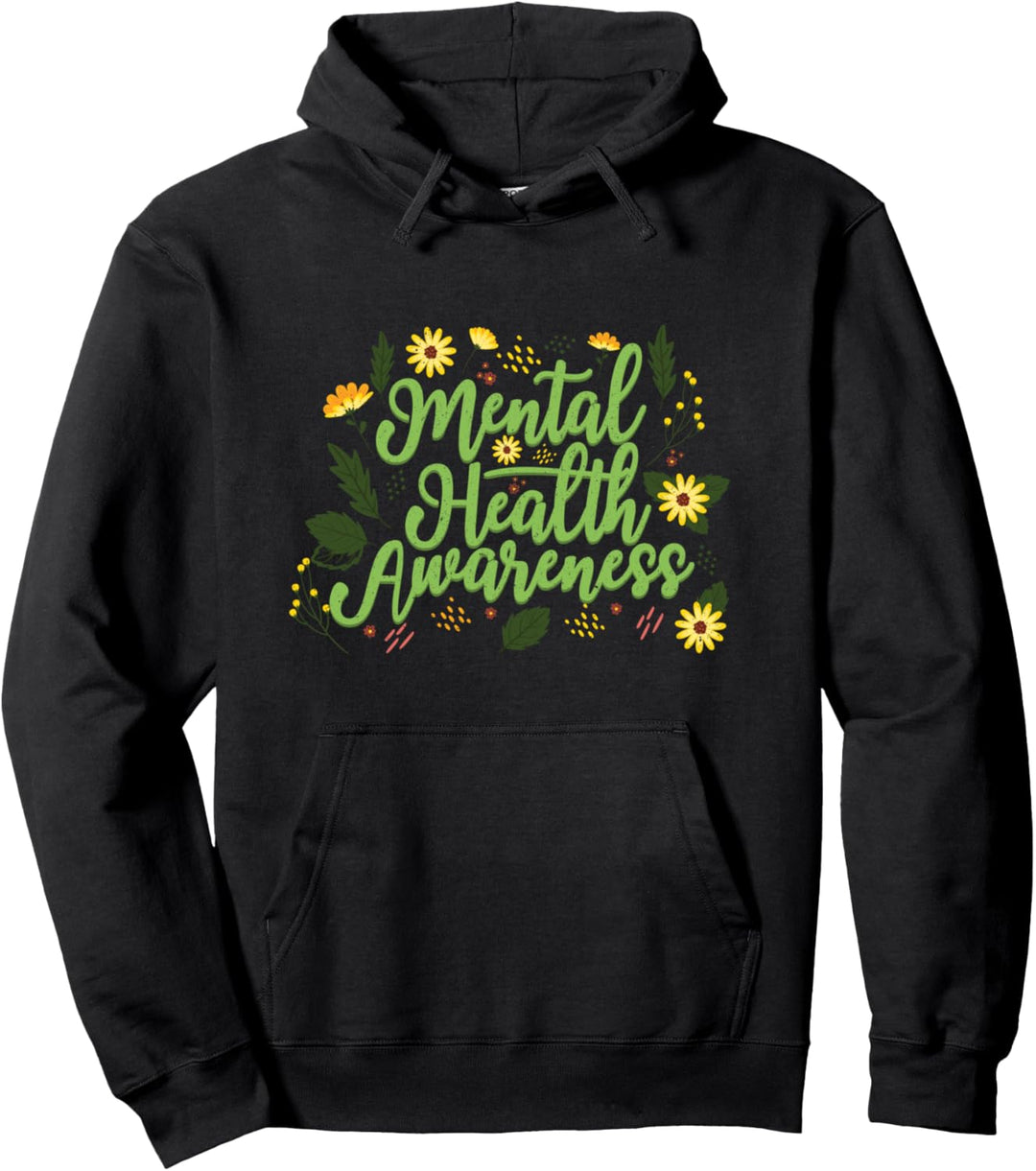 Monat des Bewusstseins für psychische Gesundheit Retro Posit Pullover Hoodie