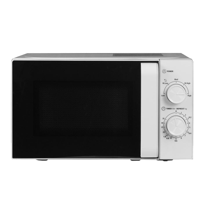 Mikrowelle 20L,Techomey Solo Mikrowelle 700W,Mikrowellengerät mit Drehteller für gleichmässige Wärme