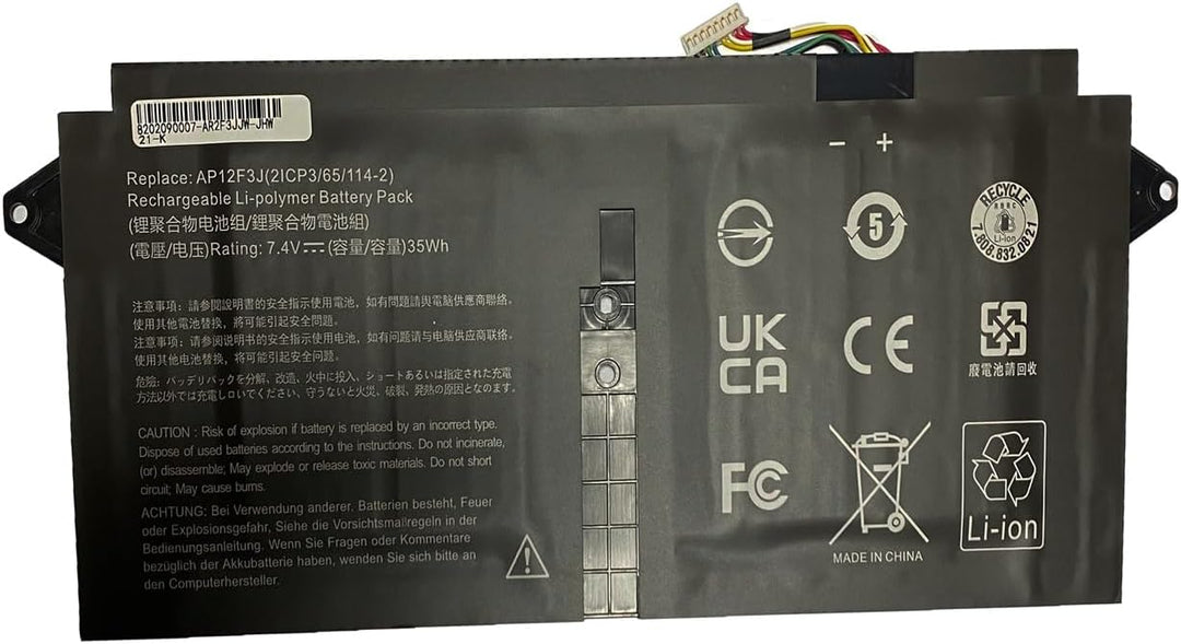 HUBEI AP12F3J 2ICP3/65/114-2 Laptop Batterie Ersatz für Acer Aspire13.3 S7 Ultrabook S7-391 S7-391-5