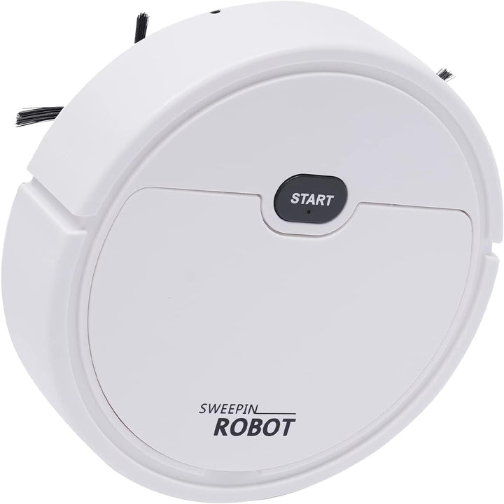 3-in-1 Wischfunktion Saugroboter, 500 Pa 30 Min Laufzeit Kunststoff Weiss Saugrobote Kehrroboter Sta