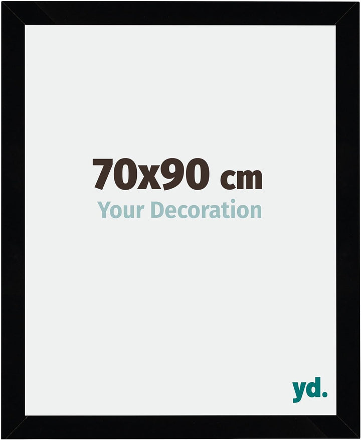 yd. Your Decoration - Bilderrahmen 70x90 cm - Bilderrahmen aus MDF mit Acrylglas - Antireflex - Ausg