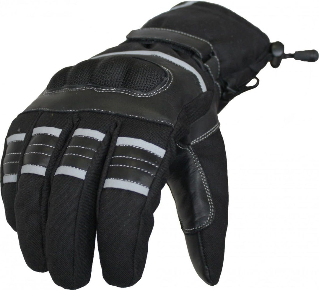 German Wear Motorradhandschuhe Sommer/Herbst Motorrad Biker Handschuhe Schwarz 8=m, 8=m