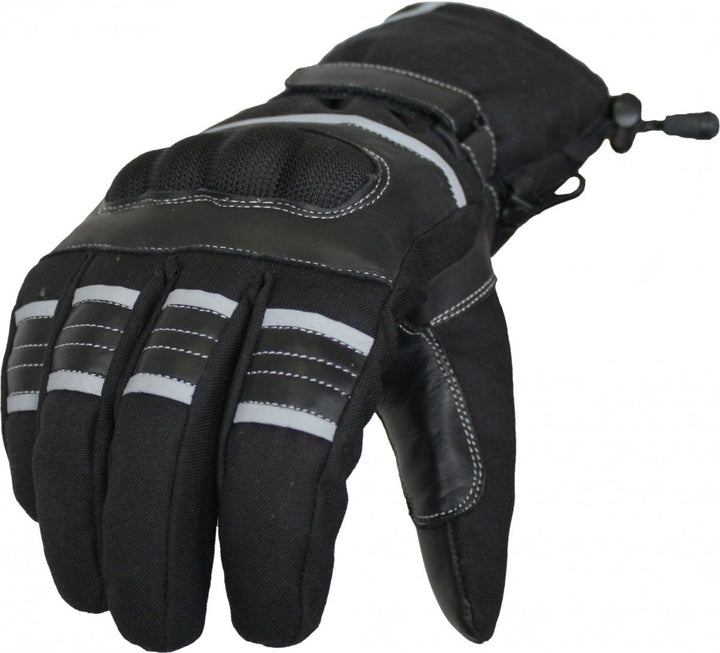 German Wear Motorradhandschuhe Sommer/Herbst Motorrad Biker Handschuhe Schwarz 8=m, 8=m