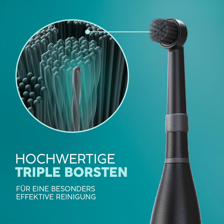 happybrush® Aufsteckbürsten für elektrische rotierende Zahnbürsten - Kompatibel mit R2, sowie Modell