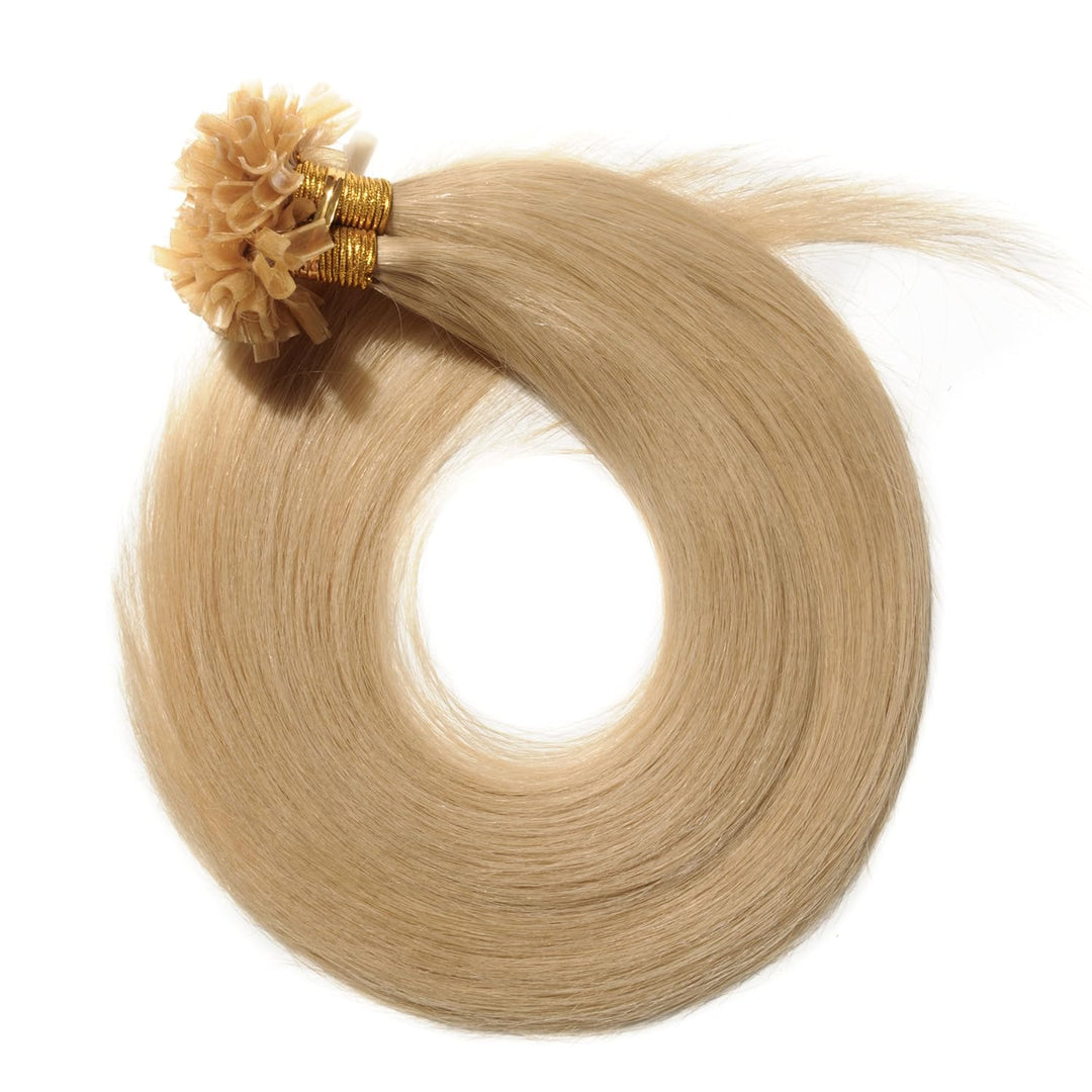 SEGO Bondings Extensions Echthaar 0.5g/Strähnen Haarverlängerung Keratin U-Tip 100% Human Hair 100 S