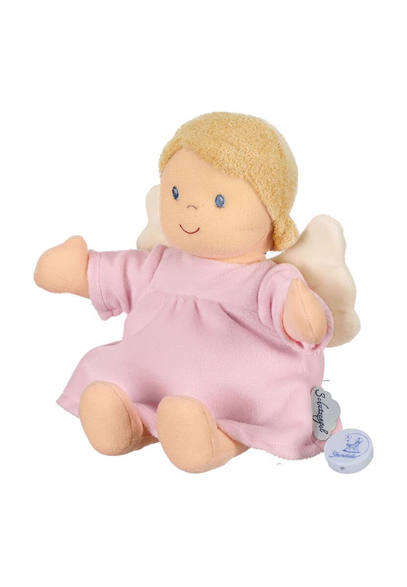 Sterntaler Spieluhr Schutzengel, Integriertes Spielwerk, Grösse: 27 cm, Rosa