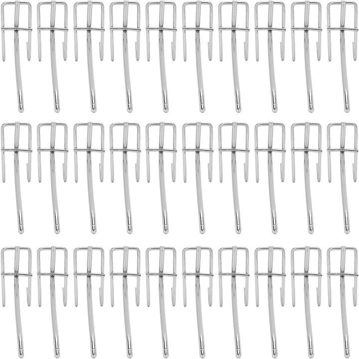 30 Stück Regalhaken, Schwerlast Supermarkt Haken Eisengitter Regal Haken Schmuck Display Regal Haken