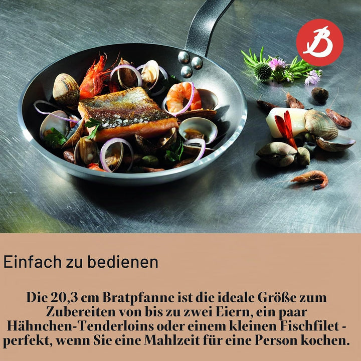de Buyer Antihaft Pfanne CHOC Resto 20 cm 8480.20 20 cm Einzigartig, 20 cm Einzigartig