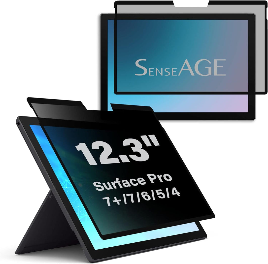 SenseAGE Magnetischer Blickschutzfilter für Microsoft Surface Pro 7+/7/6/5/4 (12.3"), Entfernbare, A
