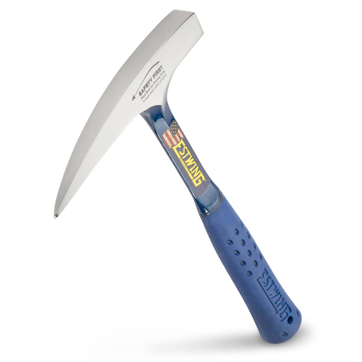 Estwing E3-14P 14 oz Rock Pick with Pointed Tip & Shock Reduction Grip by Estwing 390g, Ø 14x14 mm V