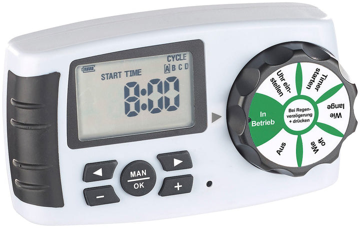 Royal Gardineer Zubehör zu Bewässerungssystem Rasen: Bewässerungscomputer BWC-400 für 4 Bewässerungs