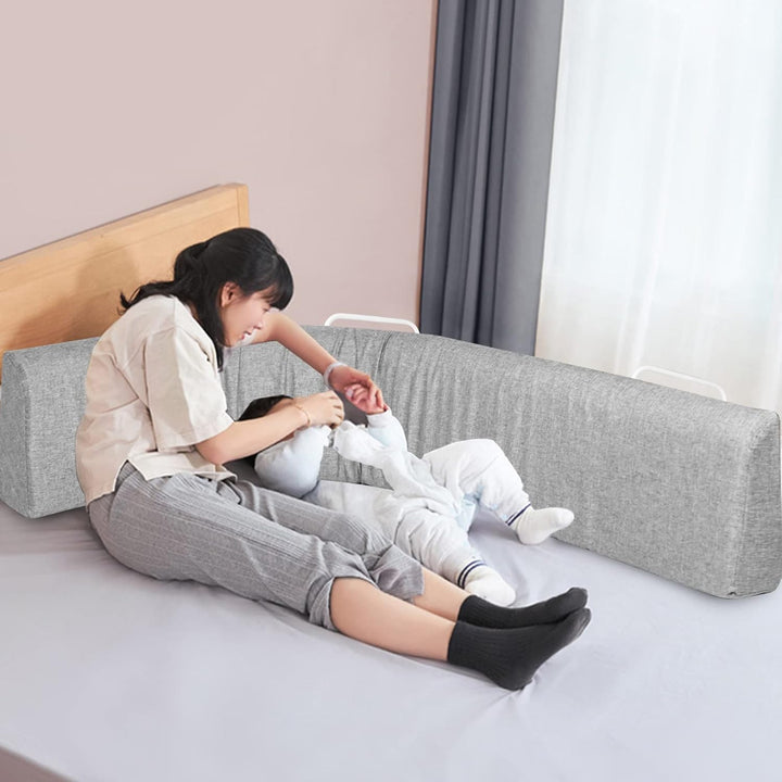 Froadp 180 cm Kinder Bettkantenschutz Set Höhenverstellbar Kinderbettgitter rutschfeste Rausfallschu
