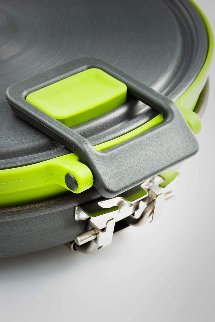 GSI Outdoors Auspuff Set mit Fry Pan Topf, Grün, Talla única