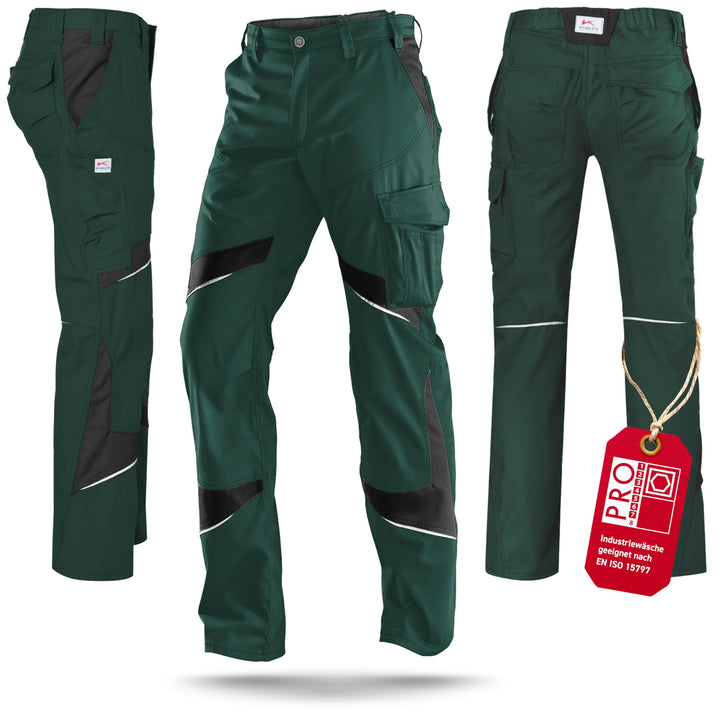 KÜBLER Workwear KÜBLER ACTIVIQ Arbeitshose moosgrün/schwarz Moosgrün/Schwarz 52, Moosgrün/Schwarz 52