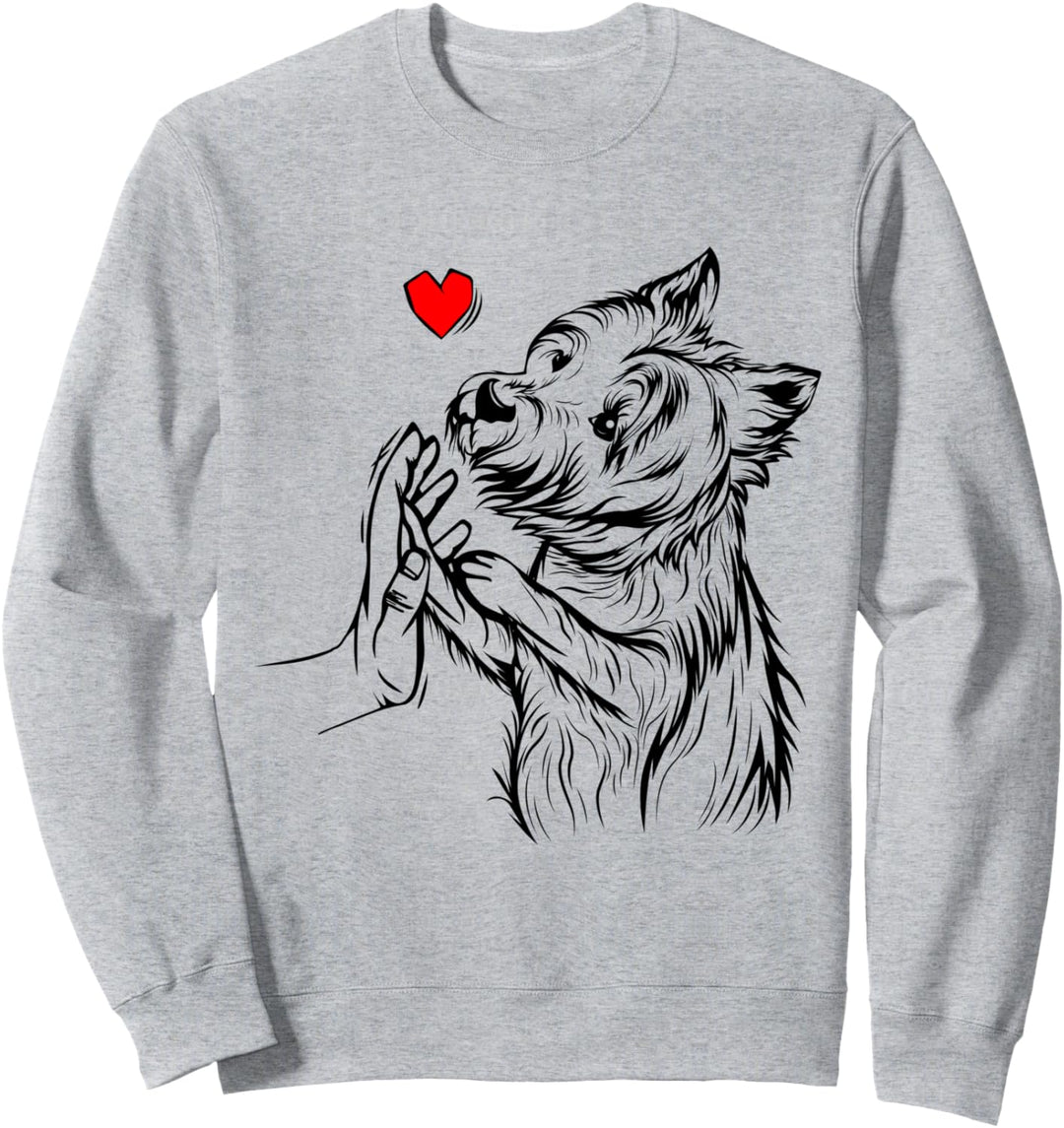 West Highland White Terrier Liebe Hundehalter Geschenkidee Sweatshirt