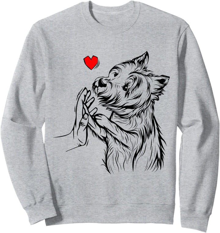 West Highland White Terrier Liebe Hundehalter Geschenkidee Sweatshirt