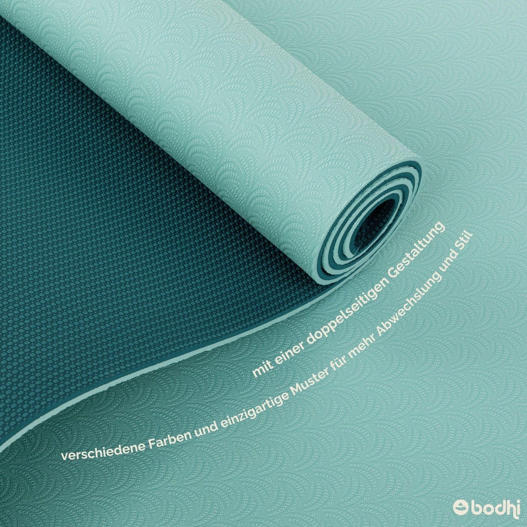 Bodhi Yogamatte Lotus Pro | Rutschfeste Übungsmatte | Sportmatte für Gymnastik, Pilates &amp; Fitness |