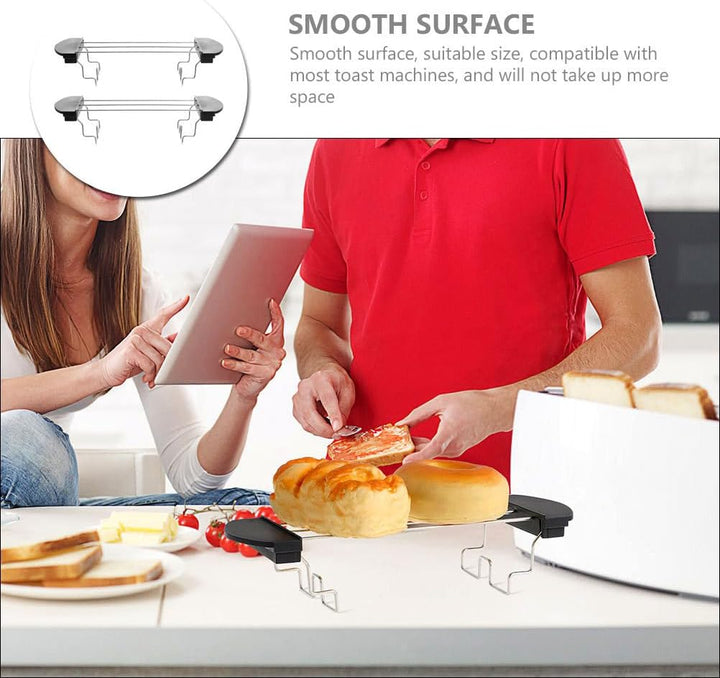 Toast Rack Aus Edelstahl Toaster Ersatz Grillrost Mit Anti-Verbrühung Griffen Für Brot Sandwich Und