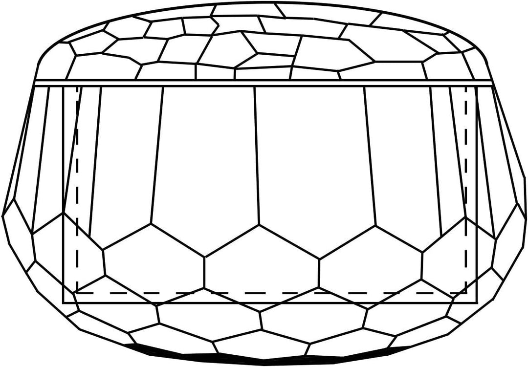 Donoucls Kristallglasschale, für Nüsse, Süssigkeiten oder Schmuck, Kristall, Bowl With Cover, 7.5x12