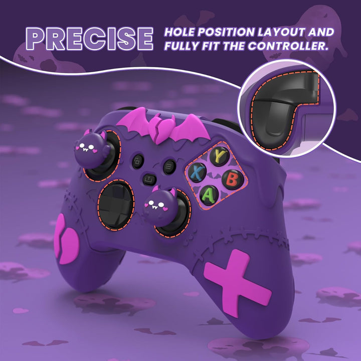 PlayVital Cute Silikon Hülle für Xbox Series X/S Controller,Anti-Rusche Schutzhülle Case Zubehör für