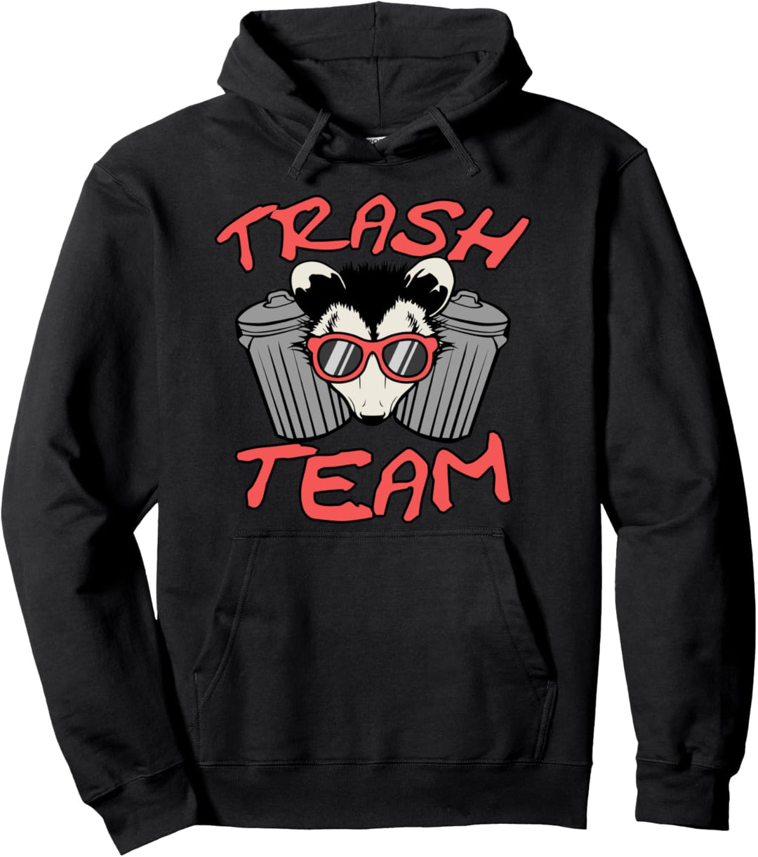 Possum Team Trash leben hässlich Gesicht Ihren Tod Opossum Pullover Hoodie