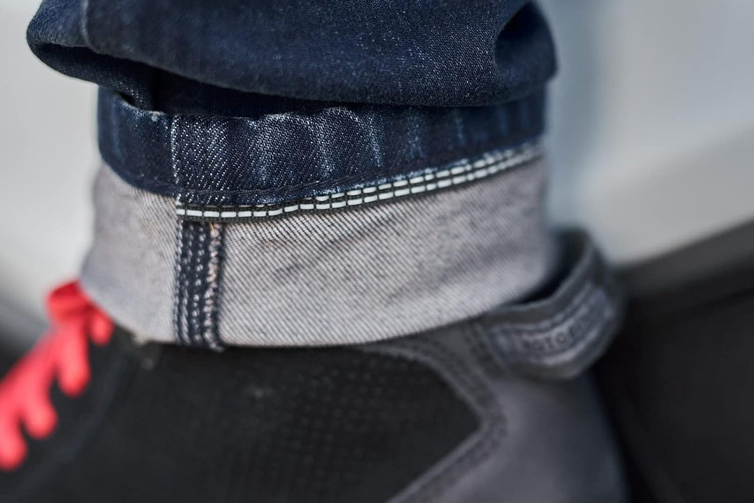 SHIMA DEVON Motorradjeans - Belüftete Elastische Slim Fit Biker Motorradhose mit FiberQL-Verstärkung