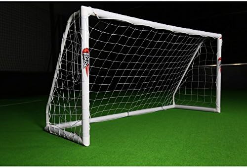 Fussballtor Powershot® 2 Jahre Garantie (Struktur) – robust und robust – Grösse wählbar 2,4 x 1,2 m,
