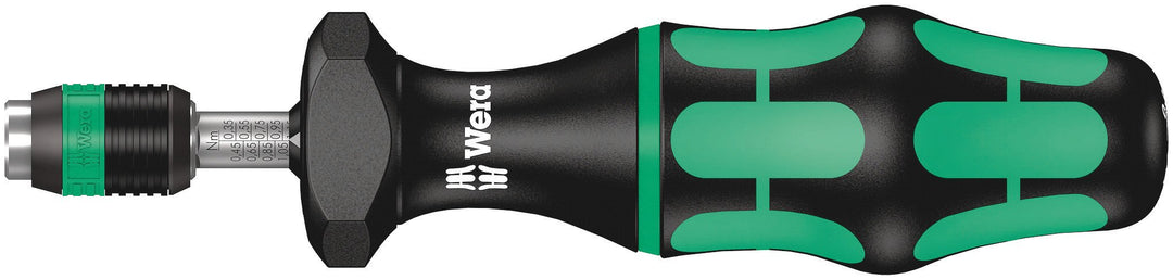 Wera 7441 einstellbarer Drehmomentschraubendreher mit Rapidaptor Schnellwechselfutter, 1/4 Zoll, 1,2