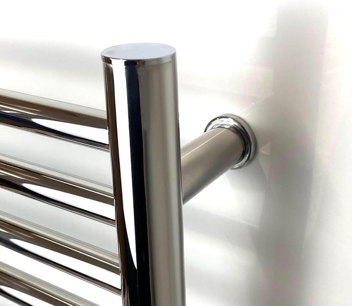 Greened House Elektrischer Handtuchwärmer aus Edelstahl, Spiegelpolierte Oberfläche, Siena-Serie, Wa