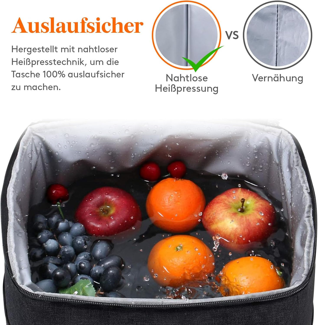 Lifewit 26L, 34 Dosen, isolierte Kühltasche, Grosse kühlrucksack, auslaufsichere tragbare Lunchtasch