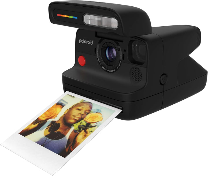 Polaroid FLIP - Pack Sofortbildkamera Schwarz + Farbfilm (16 Fotos)